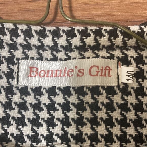 Bonnie’s Gift Girls Houndstooth Wool Blend Cardigan Style Jacket. Size 10. - Picture 8 of 8